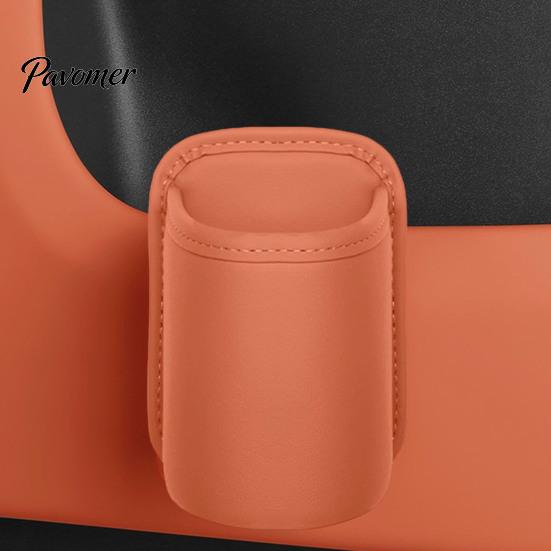 Multifunctional Car Door Container Universal Faux Leather Cup Holder, Wide-Mouth Clip Organizer for Drinks, Pocket Phones, Automotive Interior Storage