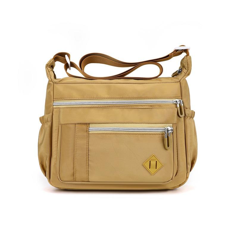 Simple Shoulder Bag Summer New Multi-compartment Nylon Cloth Crossbody Bag Casual Lightweight Large Capacity Medium Mom Bag