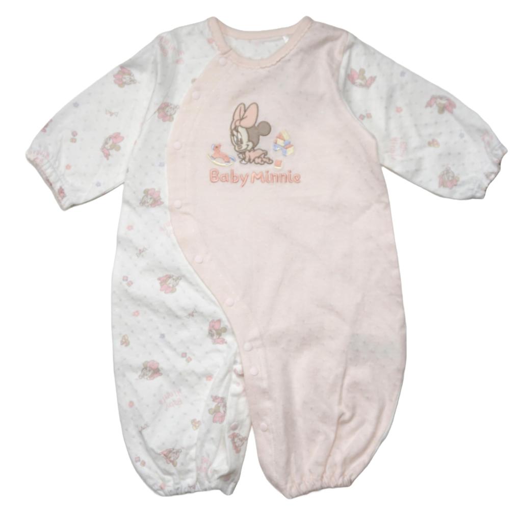 Newborn All Mickey Minnie Pooh Newborn All Jacquard Jersey Baby Clothes Boys Girls [TAKIHYO] Two-Way & & Two-Way Minnie'25 50-70