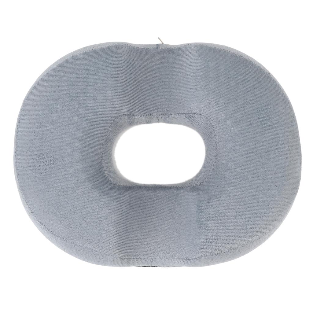 Donut Pillow with Gel Layer Ergonomic Breathable Hollow Office Chair Cushion Pad for Long Sitting