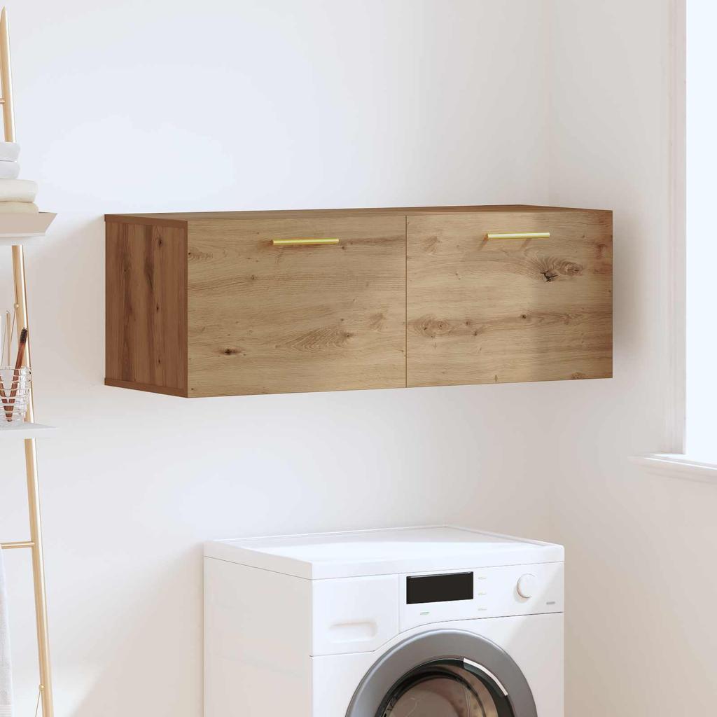 Artisan Oak Wall Cabinet 100 x 36.5 x 35 cm Particleboard