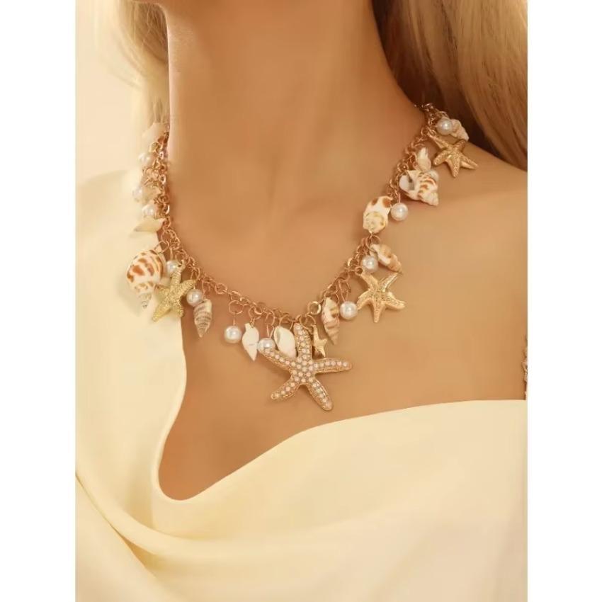 1 Stück Natürliche Muscheln Strand Schmuck Sommer Böhmen Ozean Elemente Armband Seestern Koralle Muschel Anhänger für Frauen Geschenke