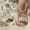 Bow-Shaped Jewelry Dish, 3D Printed Durable Plastic Tray for Necklace Earring Ring Bracelet Display, Dresser Vanity Organizer