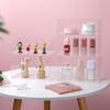 Clear Acrylic Organizer Shelf For Cosmetic Perfume Skincare Makeup Toy Spices Stand Tabletop Vanity Tray Shelf Display Showcase