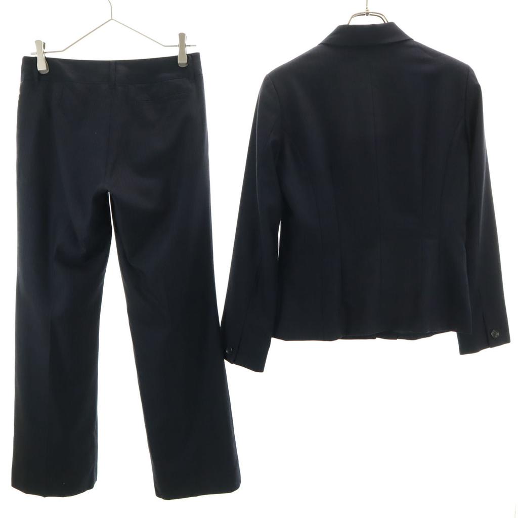 NEWYORKER Striped Pattern pants suit Setup 11AR/64-91 Navy Women Used