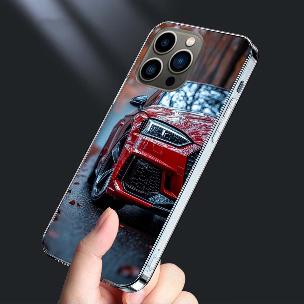 Bagged Car Lovers-RS Phone Case For Iphone 16E 15 Pro 14 Plus 17E 16 17 Pro Max Air 11 12 13 Mini Shockproof Capa Cute Cover