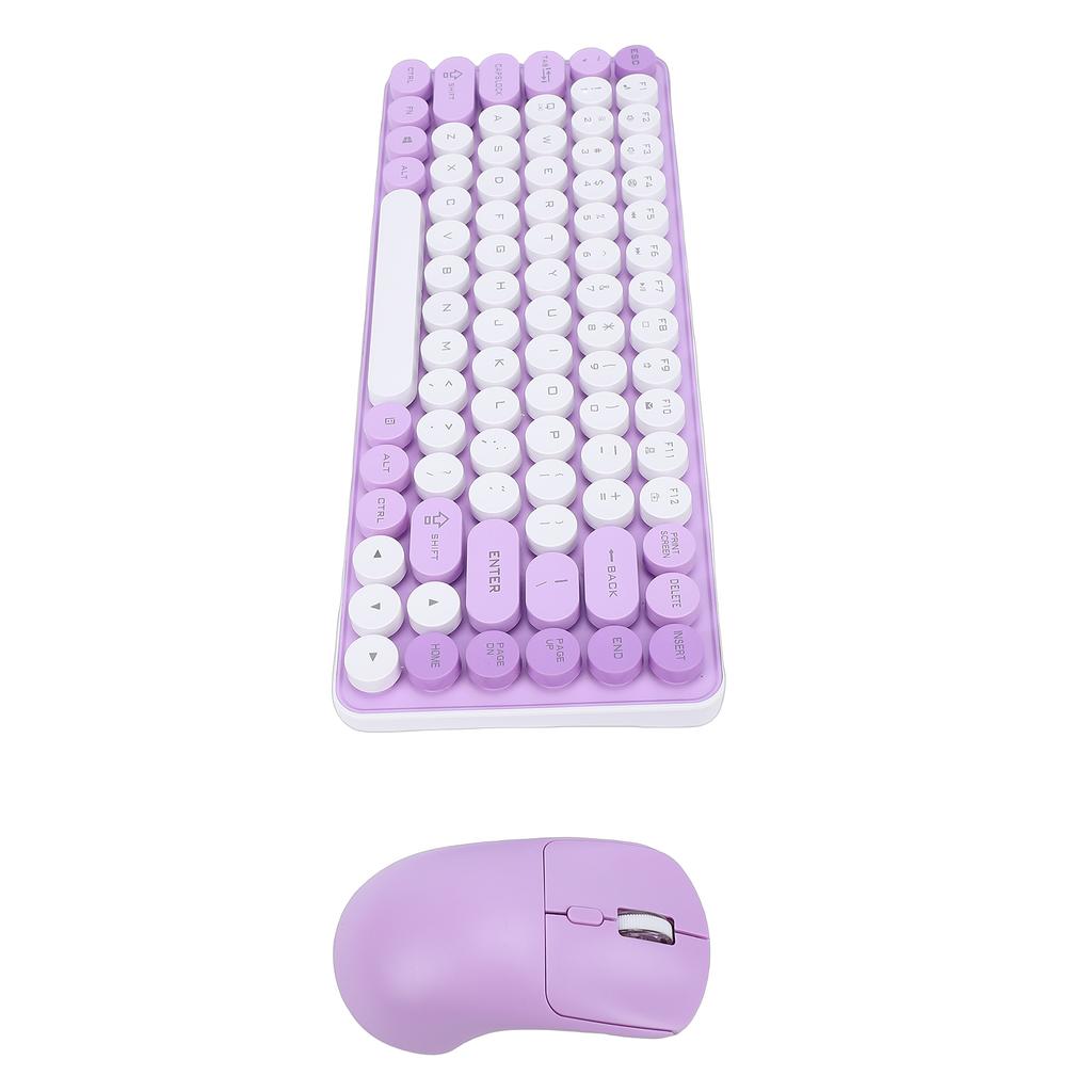Wireless Keyboard and Mouse Combo 85 Key Bluetooth Cordless Mice Keyboard with 2.4 GHz USB Receiver for PC Laptop