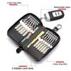Waterproof Car Key Wallet Retro Zipper Key Bag Lightweight Key Storage Pouch  Commuting Use