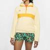 Nike ACG Half-Zip Fleece-Pullover-Hoodie Damen-Tops Hellgelb CU4115-335