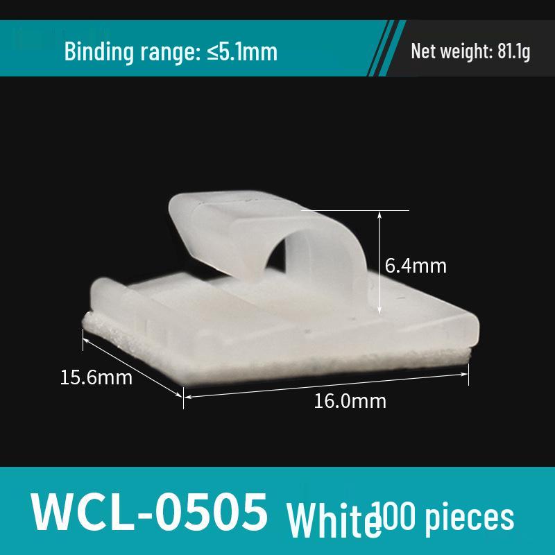 Adhesive Cable Wire Organizer Clip and Fixing Base