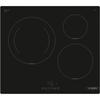 Table induction 60cm - BOSCH PUJ611BB5E SER4 Noir - 3 foyers - L592xP522 mm