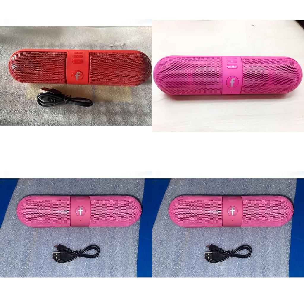 Capsule Pill Bluetooth Speaker With Wireless Card Support Portable Outdoor Audio Device