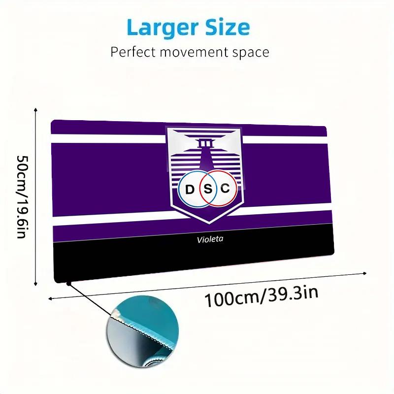 Defensor Sporting Color Mouse Pad Large Gaming Table Cushion Non-slip Laptop Tablet Big Mousepad XXL Mat Mini PC Playmat With Lock Edge