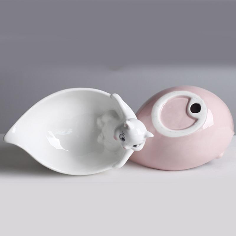 Handmade Mini Cartoon Ceramic Fleshy Plant Pot Planter Gift Ceramic Planter Container for Indoor Garden Desk Decoration
