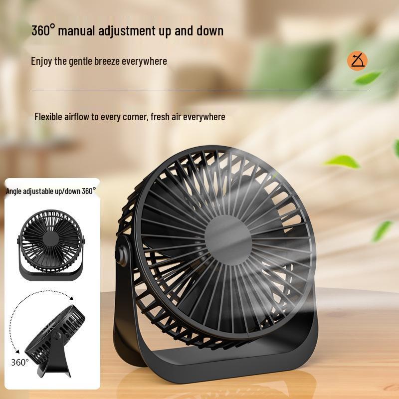 USB Tabletop Circulating Fan for Office and Dormitory - High Wind Power Electric Fan (2026 Model)