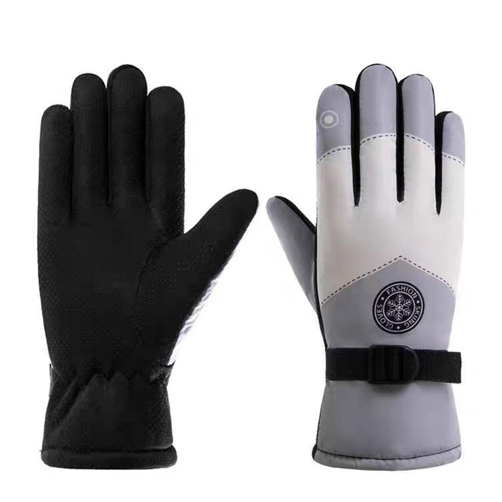 Winter Warm Gloves Cycling Touch Screen Sports Riding Gloves Windproof Waterproof Warm Ski Gloves for Winter Warm Sports