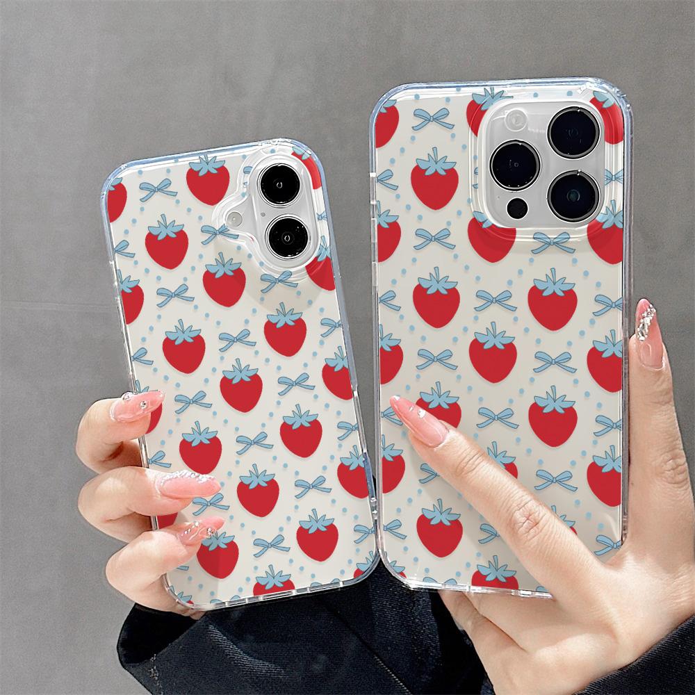 Painted Phone Case for iPhone 12 13 15 16 iPhone 16 12 13 14 15 Pro  14 15 16 Pro Max Coverage Shockproof Anti-Fingerprint Fresh Style Protective Case