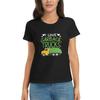 Damen T-Shirt Müllwagen Design Müllwagen Müllsammelfahrzeuge Sommer Kurzarm T-Shirts T-Shirts Kleidung Oberteile