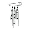 1PC Broche de Pin con Cadena Metálica Exagerada y Cadena de Borlas de Moda Para Mujer Nuevo Accesorio de Joyería con Pin Fijo para Traje Camisa