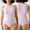 Seamless Crew Neck Sleeveless Sport Bodysuit