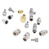 15PCS Airbrush Adapter Set Stainless Steel Airbrush Quick Release Disconnect Fittings Connector Kit