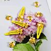 Five Bees Shaped Hair Clip Mixed ABS Plastic Girls Hairpins Childrens Hair Ornaments Lightweight