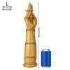 Golden Silicone Hand Fist Anal Plug For Male And Female  Rear End Masturbation Sex Toy  SM Anal Dilator  Oversized Fake Arm