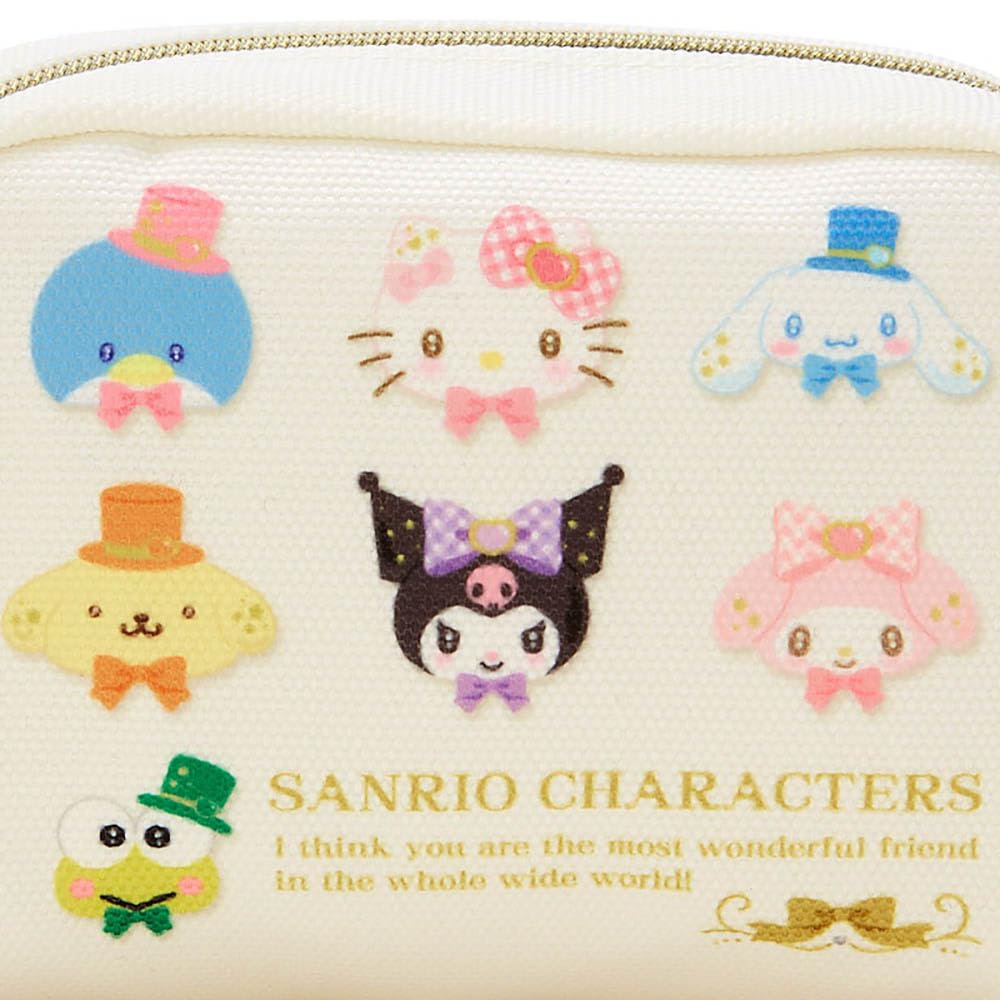 Sanrio Pouch (I'll Make You Love Me Even More) Sanrio Characters Approx. 13cm Wide X 6cm Deep X 10cm High Polyester, Cotton 664618