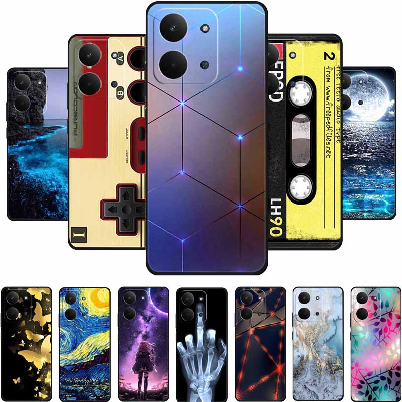 For Xiaomi Redmi 15C 4G Case 15 C Coque Black Silicone Soft Back Cover Case For Redmi 15C Phone Case Redmi15C 6.9" Funda Shell