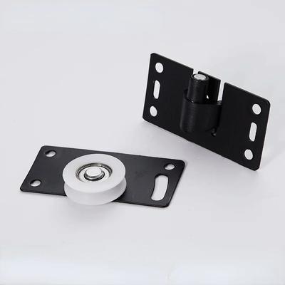 1set Door Rollers Stainless Steel Sliding Door Wheel Cabinet Nylon Pulley Hanging Wheel For Wardrobe Furniture Hardware