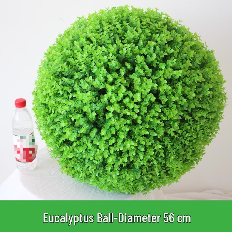Artificial Greenery & Grass Ball Ceiling Decoration for Visual Merchandising and Store Windows