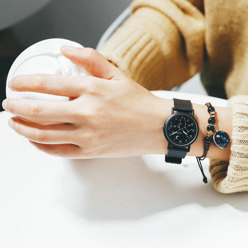 Twelve Constellations Watch Male And Female Students Simple Trend Wind Couple Luminous Student Watch