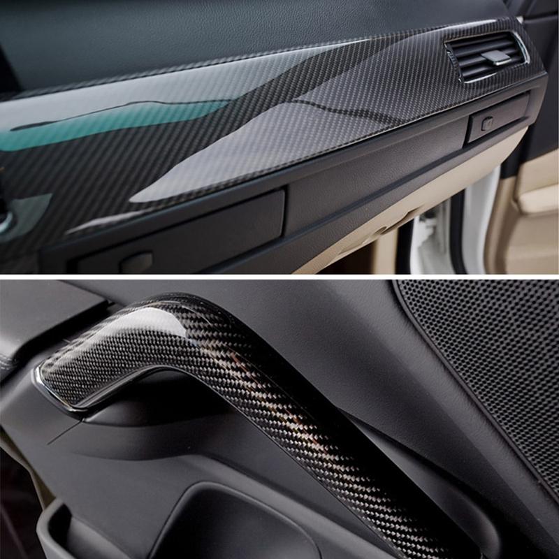 200x1520mm Car 5D Carbon Fiber Vinyl Film Stickers Waterproof Auto Body High Glossy Warp DIY Automobile Decoration Accessories