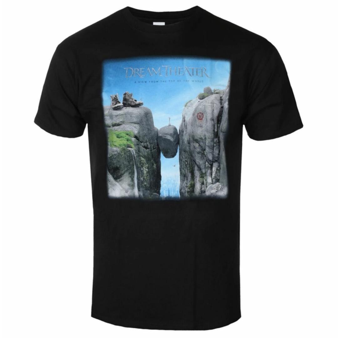 Dream Theater Red Logo Printed Tshirt Progressive Metal Band Style Daily Tshirt Suitable For Both Unisex And Unisex 2XL