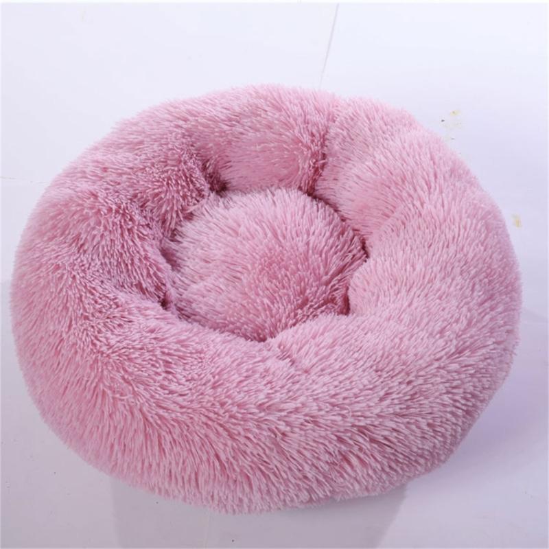 Cat Bed for Indoor Cat Winter Soft Round Sofa Bed Handmade for Small Kitten