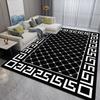 Modern Decorative Carpet black Living Room Minimalist Style Home Decor Home Large Area Bedside Washable Floor Mat Dining Room