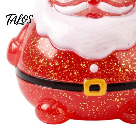 Office Desk Decompression Gadgets Santa Claus Squeeze Toy, Slow Rising Maltose Stress Relief Fidget with Creative Figures Glitter, Soft TPR Christmas