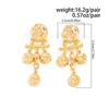 Vintage Metal Pendant Flower Earrings for Women Vacation Stages and Music Festivals Fashion Ethnic Daisy Drop Ear Jewelry Hot Sale Party Gift