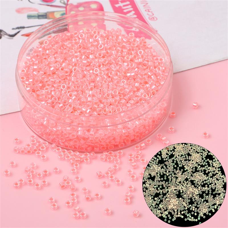 Luminous Handmade Glass Seed Beads for DIY Jewelry - Round Beads for Necklace & Bracelet Accessories