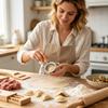 Set Professionale Manuale per Pasta con Mattarello, Tavola Tagliapasta per Gnocchi, Ravioli, Tortellini, Preparazioni Pasticceria Fatti in Casa