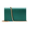 Gucci GG Emblem Double G Metal Decoration Leather Mini Shoulder Bag Women shoulder bag Green 497985-CAO2G-3146