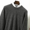 Autumn And Winter Thickened Pullover Men'S 100% Pure Cashmere Shirt Loose Warm Cashmere Knitted Bottoming Sweater