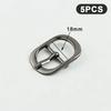 5Pcs Metal Pin Belt Buckles Durable Strap Clasps 12/18/25mm for DIY Shoes Bag Handbag Leather Craft Repair