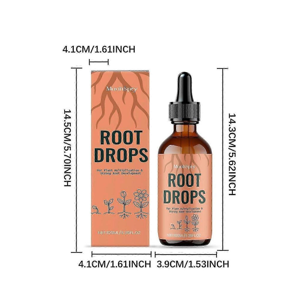 1~5X Root Drops - Liquid Rooting Hormone | Fast Propagation, Stronger Roots | Works In Water, Soil, Leca, Moss | for All Indoor Houseplants neW
