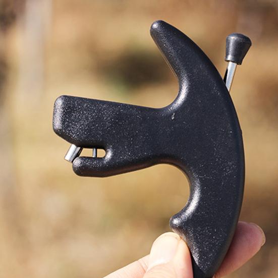 Archery Compound Release Aid Finger Protect Pull Effortlessly Accessory Three-Finger Archery Grip Dispenser for Arrow