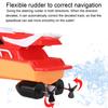 Speedboat Toy Remote Control Battery-operated Powerful Motor Realistic Looking Smooth Edge Entertainment Burr Free RC Boat Toy Speedboat Model