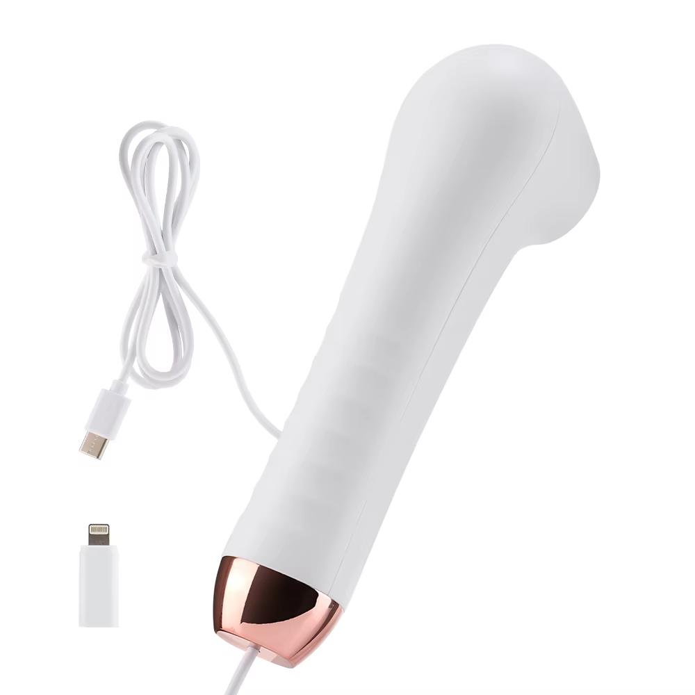 Detector de folículo capilar multifuncional para couro cabeludo, máquina de análise visual de pele HD, lupa, dermatoscópio, conexão para telefone e tablet