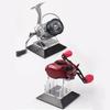 Easy to Install Acrylic Reel Holder Quick Setups Space Saving Design for Baitcasting Reels Display Rack Stand