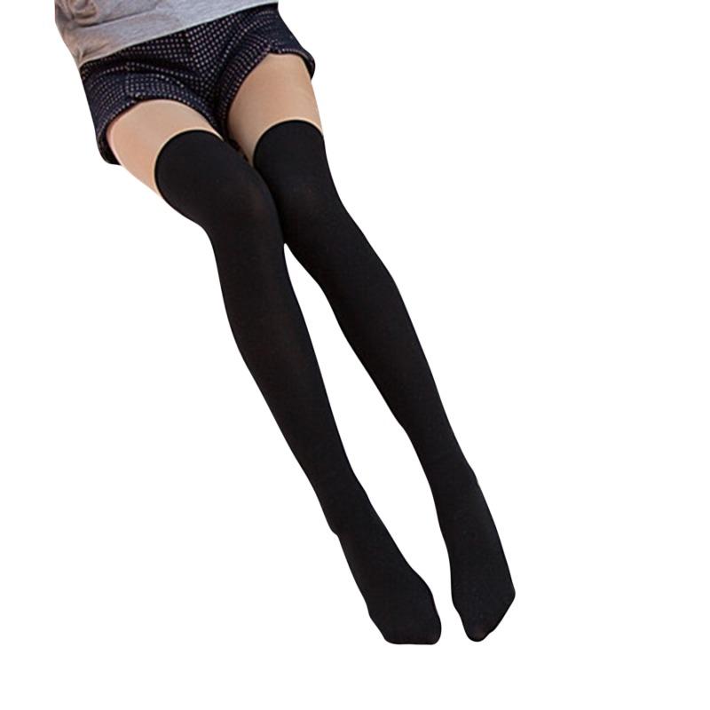 Thigh High Socks Striped Women Sexy Long Stockings Female Over Knee Socks Women's Leg Warmers Cute Dress Decoration 2025