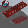 Chestnut Pine Foldable Mancala Board Game - Fun Classic Table Game with Wooden Board for Adults & Kids